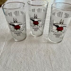 Kentucky Derby 10 oz 3 glasses